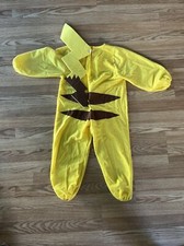 Pikachu Nintendo Pokemon Vintage 1999 Halloween Dress Up Costume Youth Size 4-6