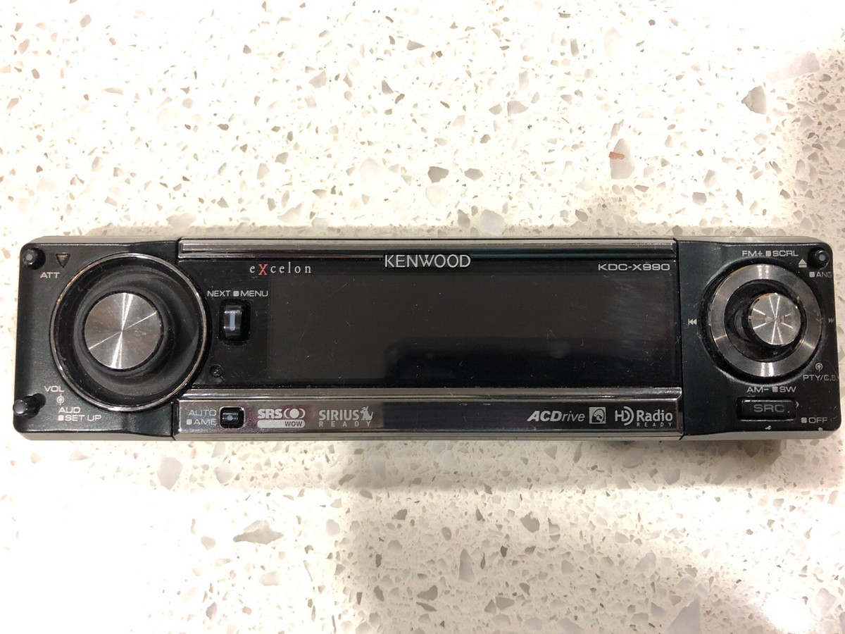KENWOOD KDC-X990 CAR STEREO ONLY KENWOOD KDC-X990 FACEPLATE ONLY