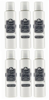 TESORI D´ORIENTE Muschio Bianco 6 x 150ml DEODORANT White Musk