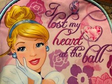 Cinderella Mini 10" Backpack Shimmery Sparkly Disney Preschool Toddler Purse