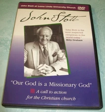 John Stott Our God is a Missionary God (DVD, 2005, Loma Linda University) VGC