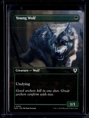 Young Wolf - 319 - INR - NM - MTG Magic the Gathering