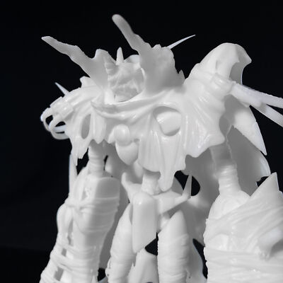 Unpainted Digimon Omegamon Zwart Defeat Resin GARAGE KIT Model In