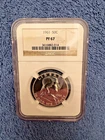 1961 US Mint 90% Proof Silver Franklin Half Dollar Coin Certified NGC PF67