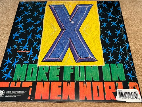 X “More Fun In The New World” GOLD Vinyl LP New/sealed Punk Classic - Picture 3 of 3