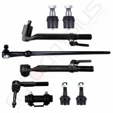 Front 9pcs Ball Joint Tie Rod Suspension Kit For 2005-10 Ford F250 F350 Super Du