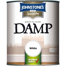Johnstones 750ml Damp Proof Paint White Cheap Sale Offer Price