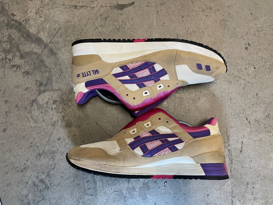 2014 Ronnie Fieg x Asics Gel Lyte III Le Creme sz 11 kith - Image 2 of 4