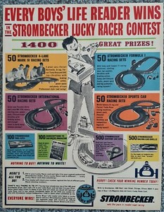strombecker slot car set