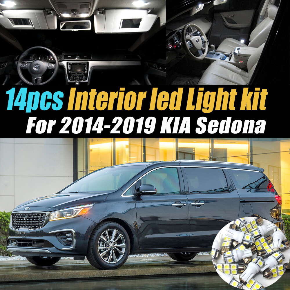 Mr. Brighton 14-Piece Super White LED Interior Light Kit For 2014-2019 Kia Sedona