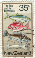 Timbre Nouvelle-Zélande 1988 MNH 🐠 Poisson rare, faune marine, collection 📮