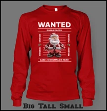 Christmas Tee Shirt Sugar Daddy Santa Claus Holiday T Graphic Pro Club Shaka