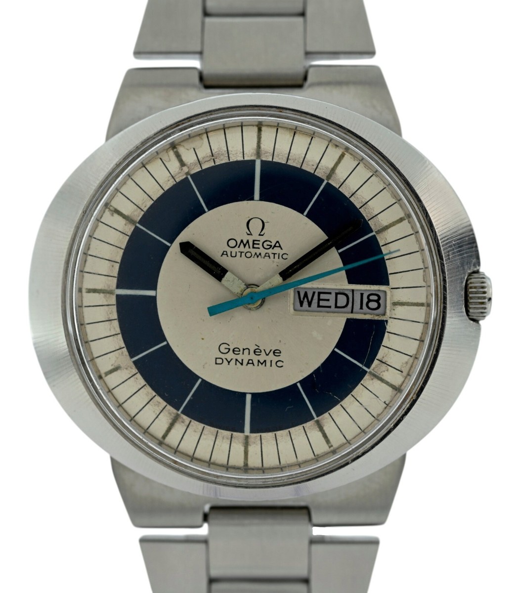 Omega 41mm Men's Dynamic Blue/ Silver Dial Automatic Swiss Made