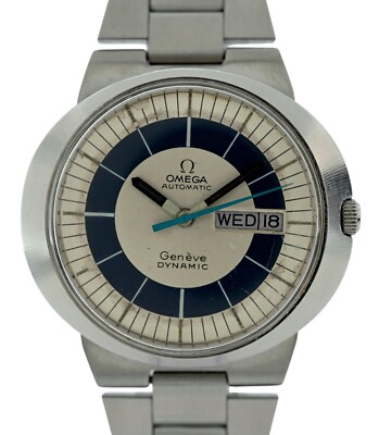 オメガ アナログ時計 シルバー Omega 41mm Men's Dynamic Blue/ Silver Dial Automatic Swiss Made