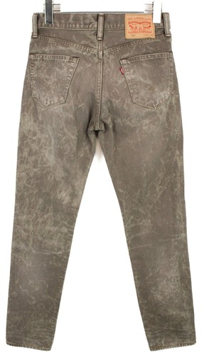 Levi's 511 Vaqueros Hombre W30 / L34 Slim Fit Cremallera Fly Marrón Color Fade - Imagen 2 de 8