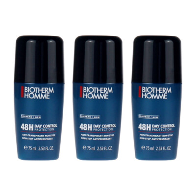 Biotherm Homme Day Control - Roll-on 48H Anti-Transpirant 75ml - 3x