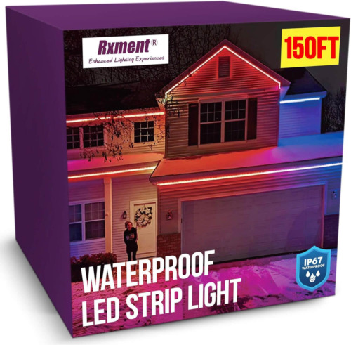 150Ft Outdoor Led Strip Lights Waterproof Light 150FT Multicolor