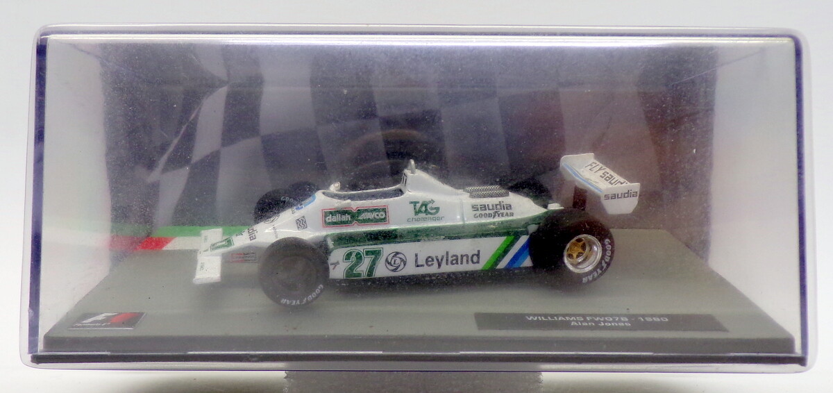 1/43 Altaya Williams FW07B F1 Alan Jones 1980 Model  