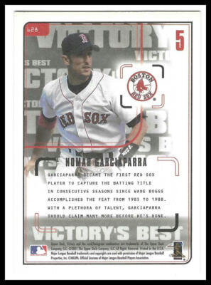 Nomar Garciaparra 2001 UD Victory Victory's Best #628 Boston Red