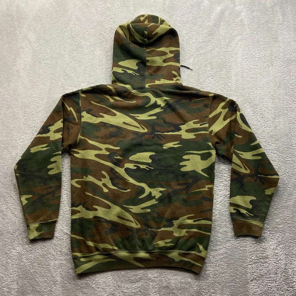 Hershey's Sudadera Para Hombre Pequeña Verde Camuflada Polar Sudadera con Capucha Chocolate Exterior Foto 2 de 4