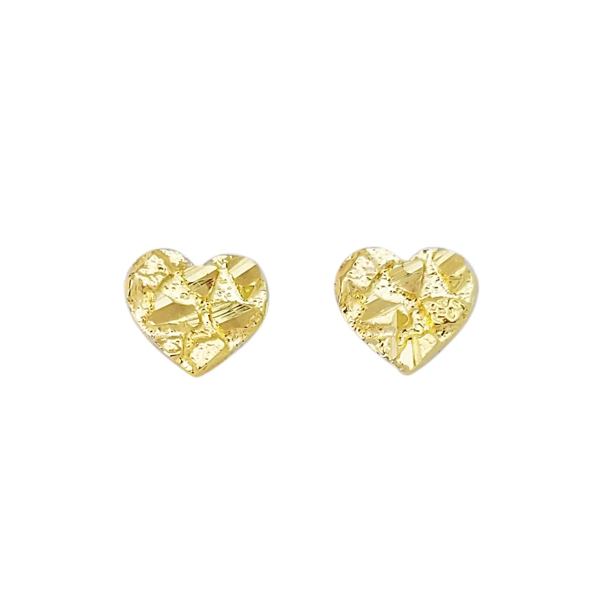 Nugget heart best sale earrings