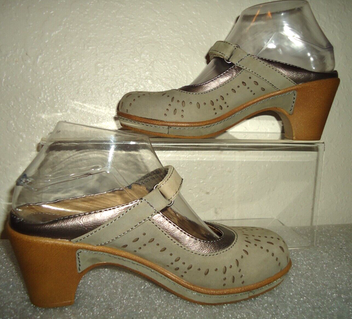 White Mountain Genuine Leather Suede Mule Shoes Mocha Color Size US-7M/EU-37 - 第 3/12 張圖片