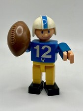 Vintage Wannabees Football Player Figurine Toy And Football 1975 Gabriel