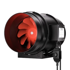 VIVOSUN 8" 720 CFM Inline Duct Fan Variable Speed Controller HVAC Exhaust Blower