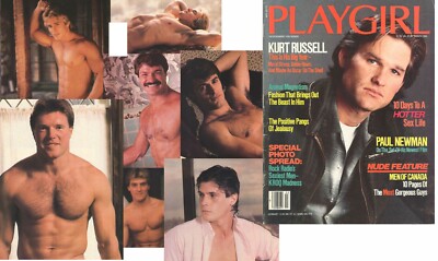 PLAYGIRL 3-84 DJs KURT RUSSELL HAIRY CANADA MEN PAUL NEWMAN BLOND MARCH 1984  HO