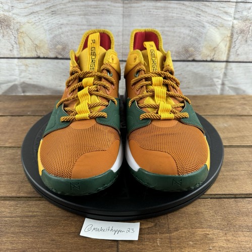 Nike PG 3 ‘All Star Game’ Multi-Color Yellow CI2140-901 Men Size 9 RARE - Picture 7 of 12