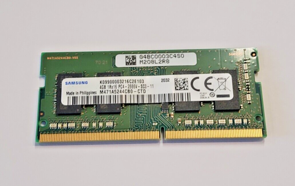 Samsung 4GB SO-DIMM DDR4 SDRAM Memory (M471A5244CB0CTD) for sale