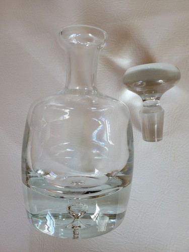 Krosno "Bubble In Base" Decanter / Excellent Vintage Condition - Picture 2 of 4