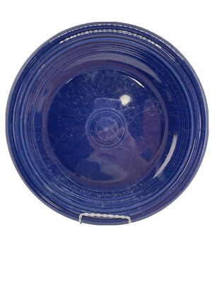 Fiesta Homer Laughlin Fiestaware Plate 10 1/2 Inches Navy Blue