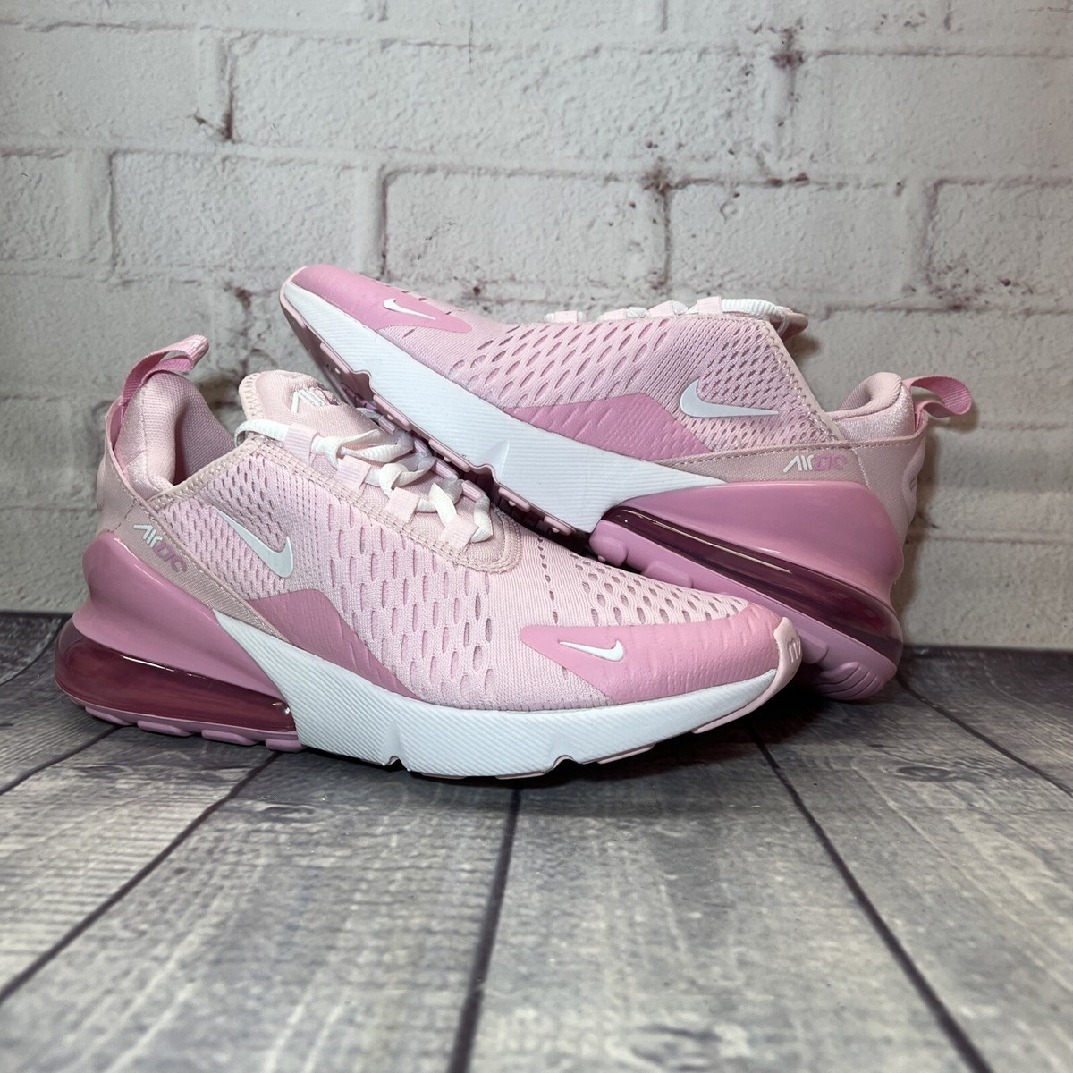 Nike Air Max 270 GS Pink Foam Shoes CV9645-600 Size 6Y Women's