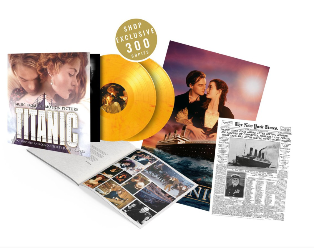 Titanic Soundtrack 25th Anniversary (180g Sunset Vinyl) + Poster