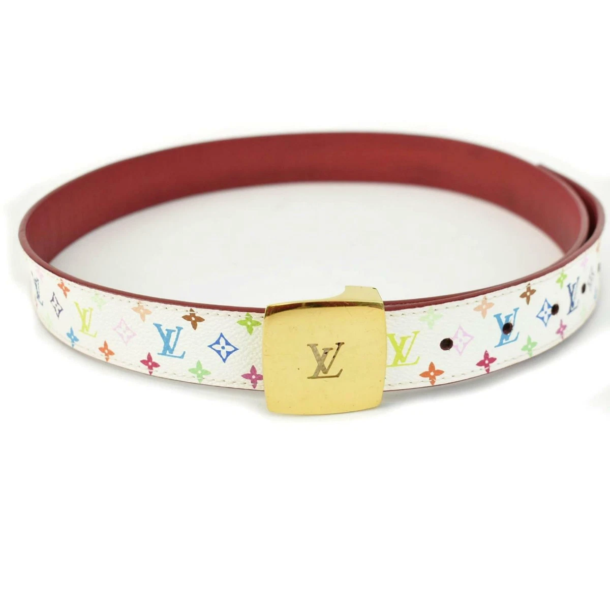 Louis Vuitton White Multicolore Murakami Belt – Dina C's Fab and Funky  Consignment Boutique