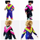 Mens Ladies 80s Shell Suit Fancy Dress Costume Scouser Tracksuit Couples Stag