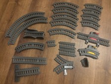22 Thomas The Train Track Lot 2013 - 2018 Gullane Dark Gray Curve Straight Stops