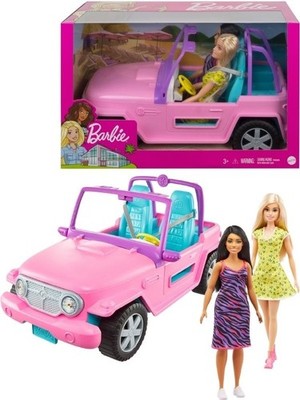 Barbie Pink JEEP Seater Vehicle Dolls Barbie Nikki New GVK02