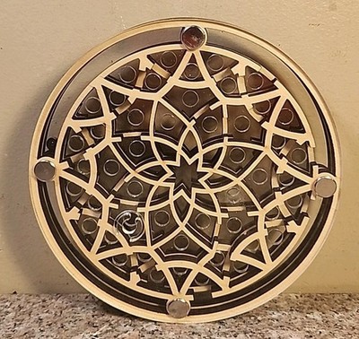 The FLOWER MAZE Ball PUZZLE by Constantin  Ages 14 & Up - Brain Teaser NICE 