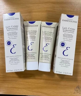 2Pcs Embryolisse Lait-Crème Concentré Multi Function Moisturiser Make-up 75ml