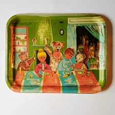 Grand Plateau "Bonne Nuit Les Petits", Annees 60's Vintage
