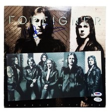 Foreigner Mick Jones Signed Autographed Album LP ACOA PSA