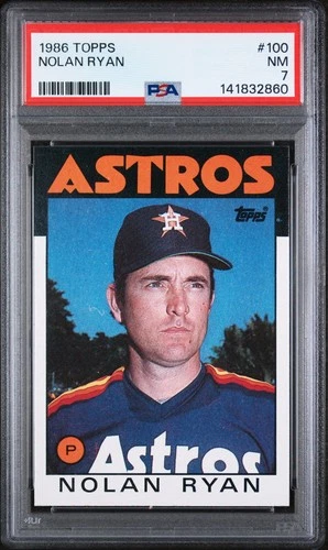 1986 Topps - Nolan Ryan #100 PSA 7 Near Mint