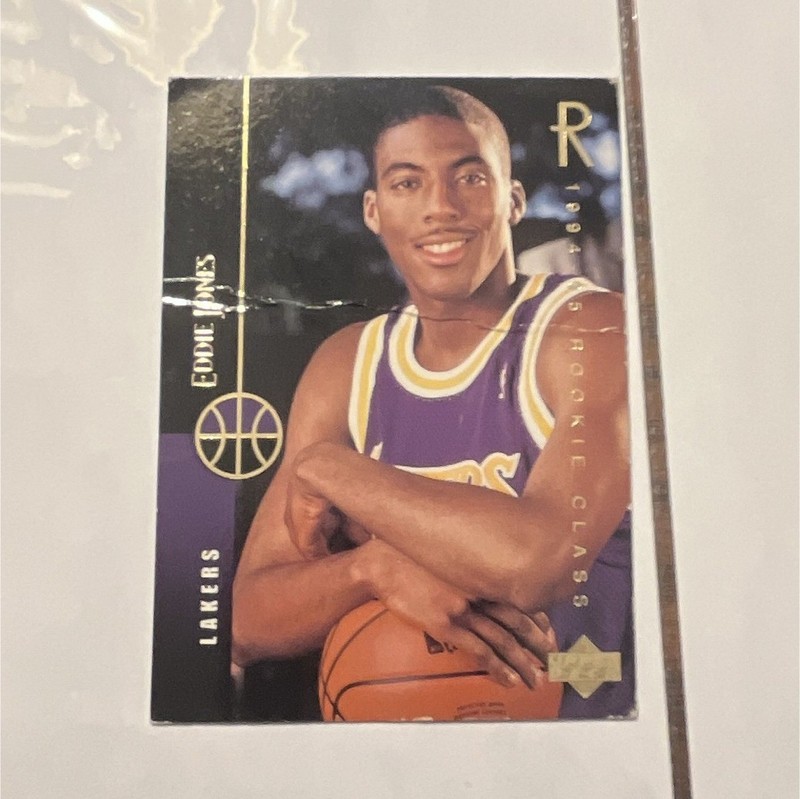 Upper Deck Vintage 1994-95 Collector's Choice Eddie Jones Lakers Rookie #R13
