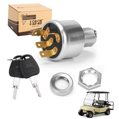  Golf Cart Unique Key Switch for EZGO TXT, Medalist, Marathon, Workhorse, ST, 