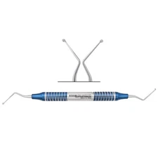 Air Series Up to 10Pk Dental Spoon Excavator #33L Double End Blue Steel Handle