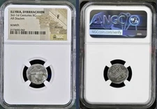 Greek Illyria Silver Drachm Hellenistic 200BC-80BC NGC Ancient Graded Fine