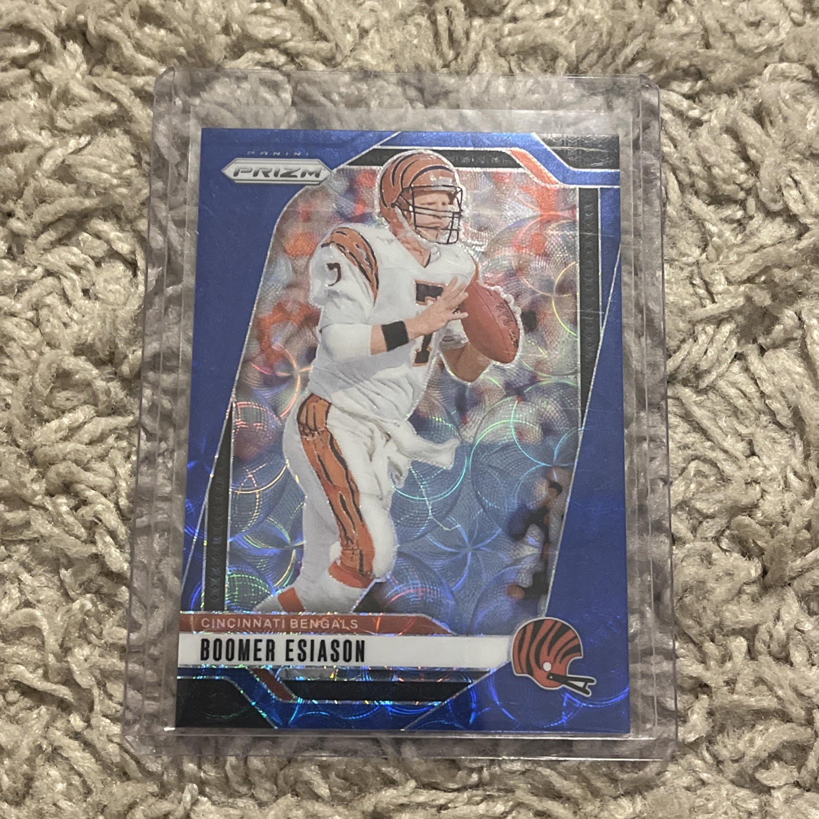2024 Panini Prizm Choice Boomer Esiason Blue /14 Bengals