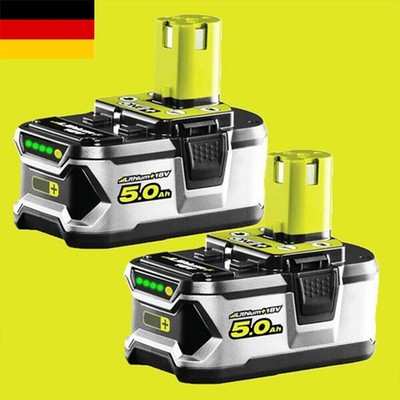2X 18V 5Ah Original Akku für RYOBI One+ Plus Lithium RB18L50 P108 P104 Batterie